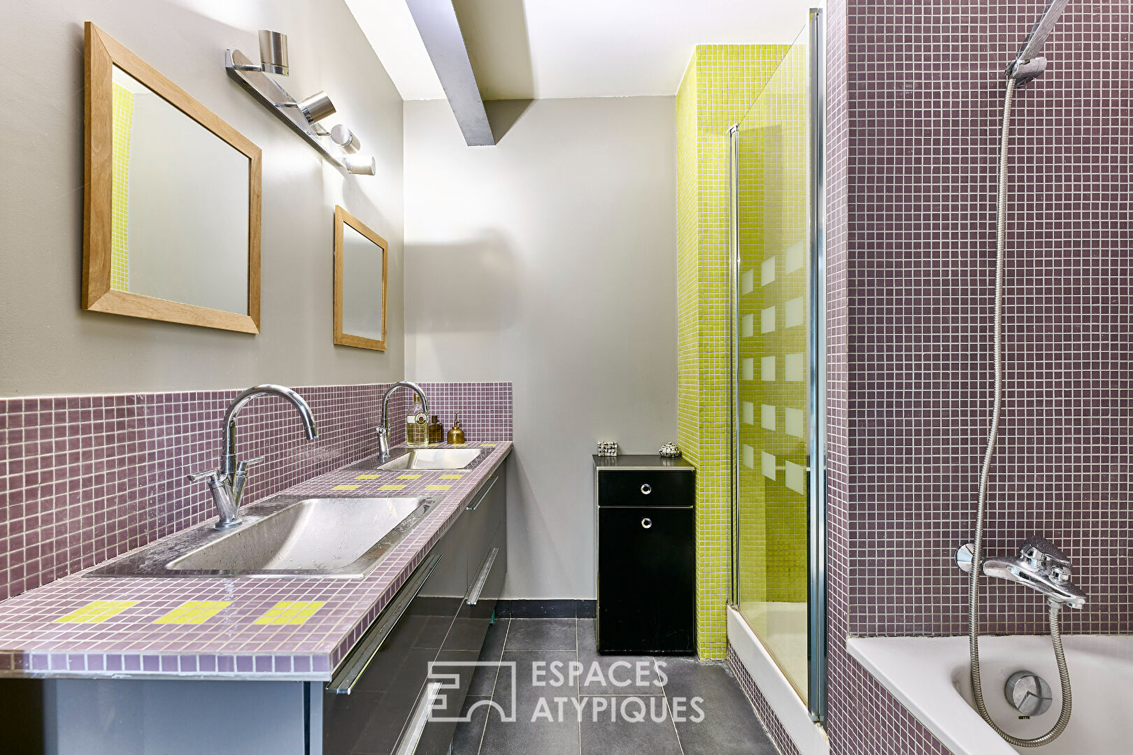 Maison-loft avec deux terrasses