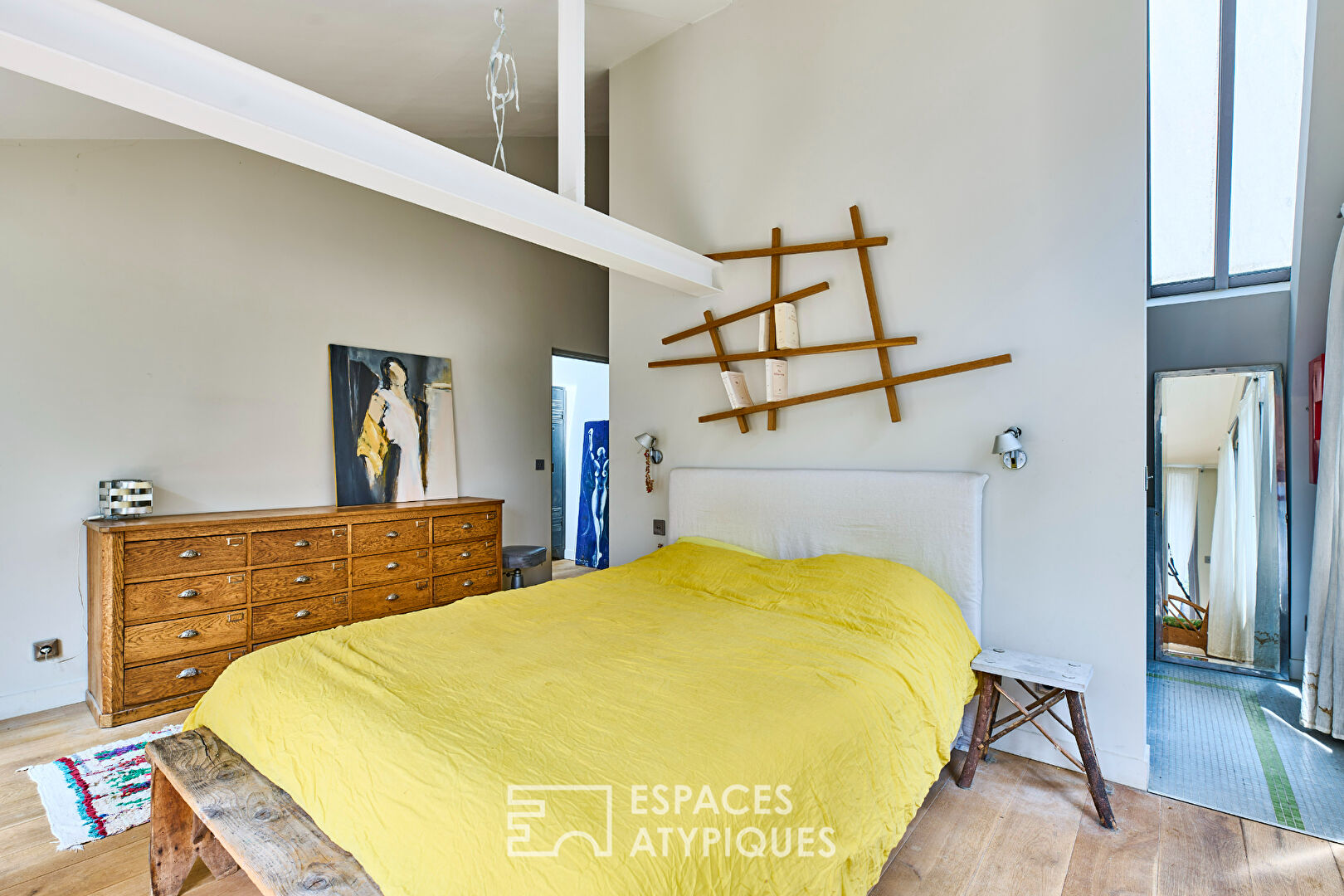 Maison-loft avec deux terrasses