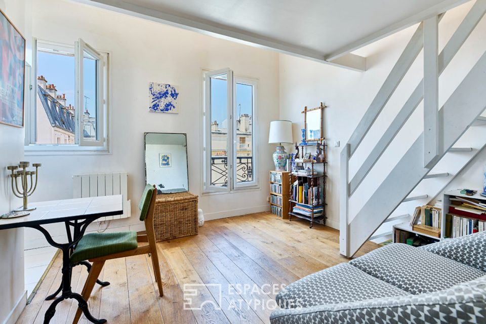 Duplex en dernier étage rue Saint-Maur