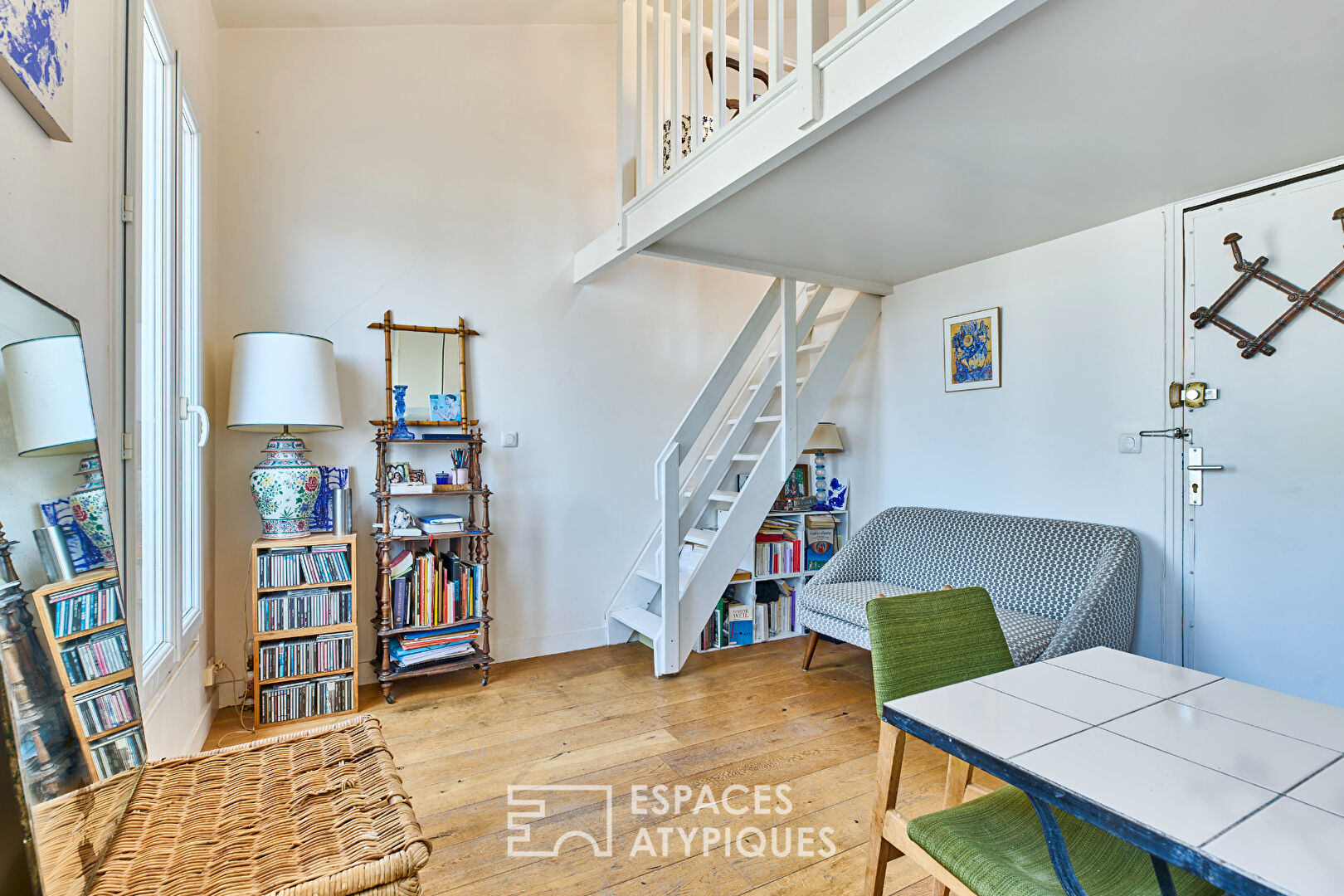 Duplex en dernier étage rue Saint-Maur