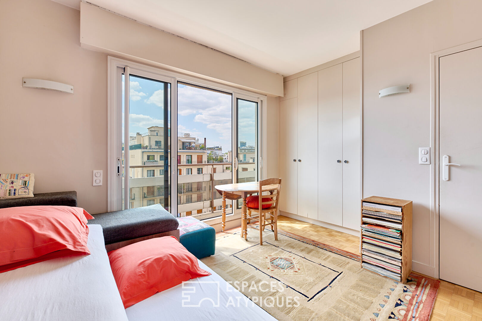 Appartement en dernier étage avec terrasses et vues dégagées