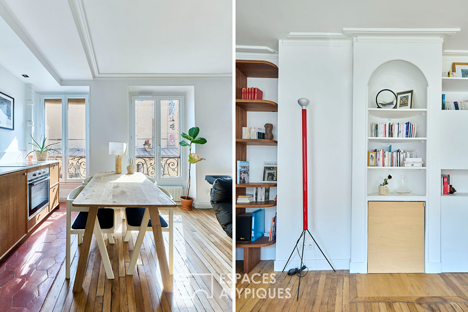 Appartement lumineux au dernier étage
