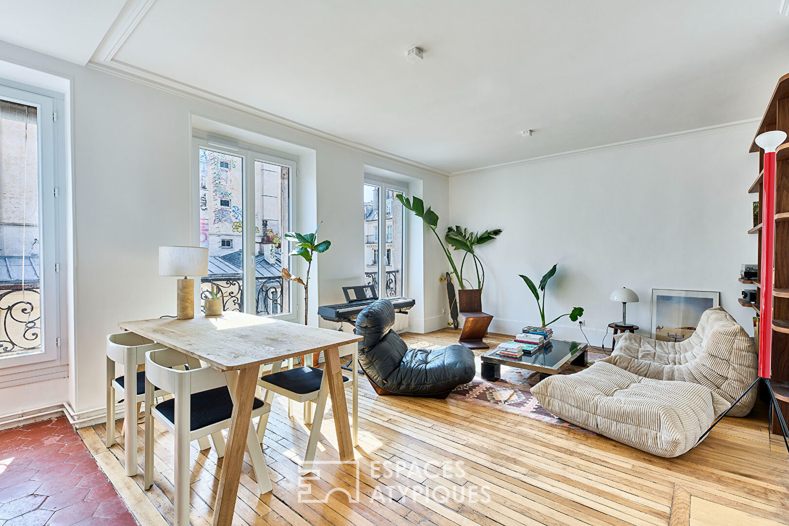 Appartement lumineux au dernier étage
