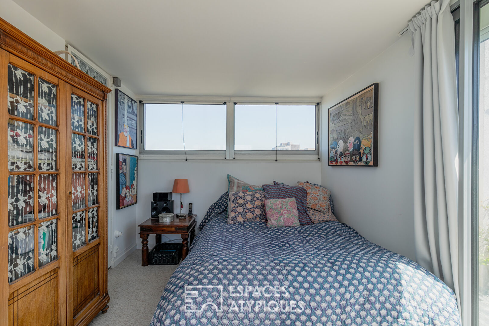 Appartement d’artiste avec terrasse et vues