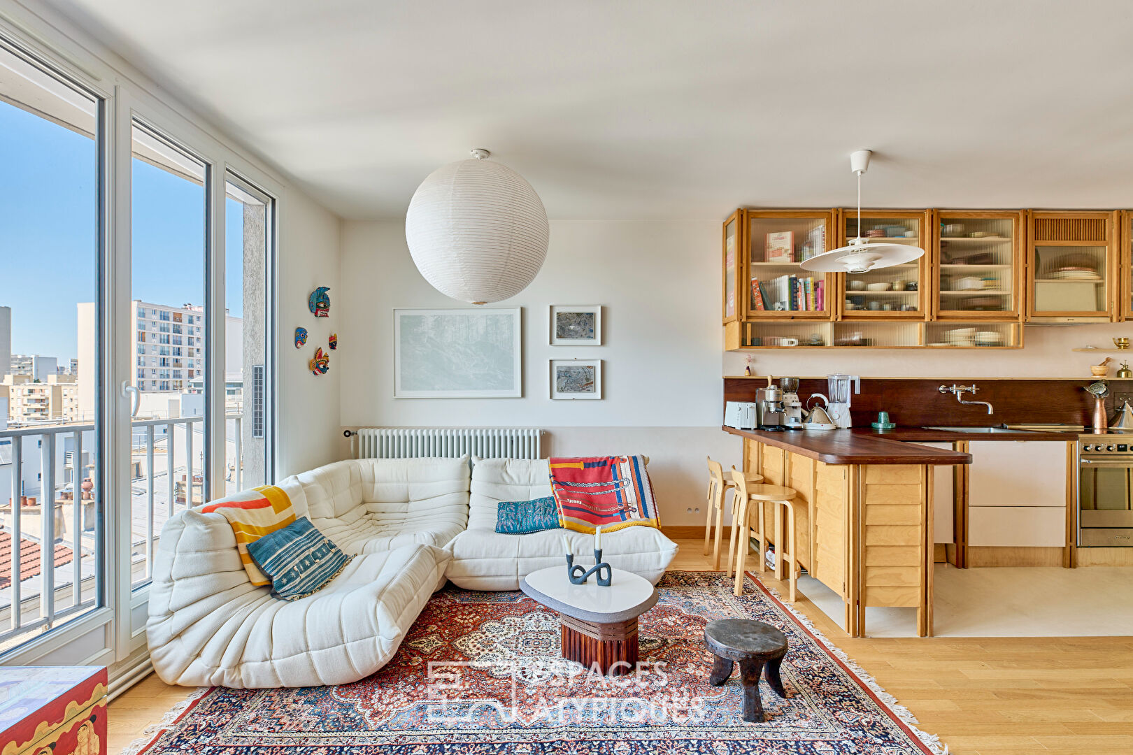 Appartement refait par architecte en étage élevé