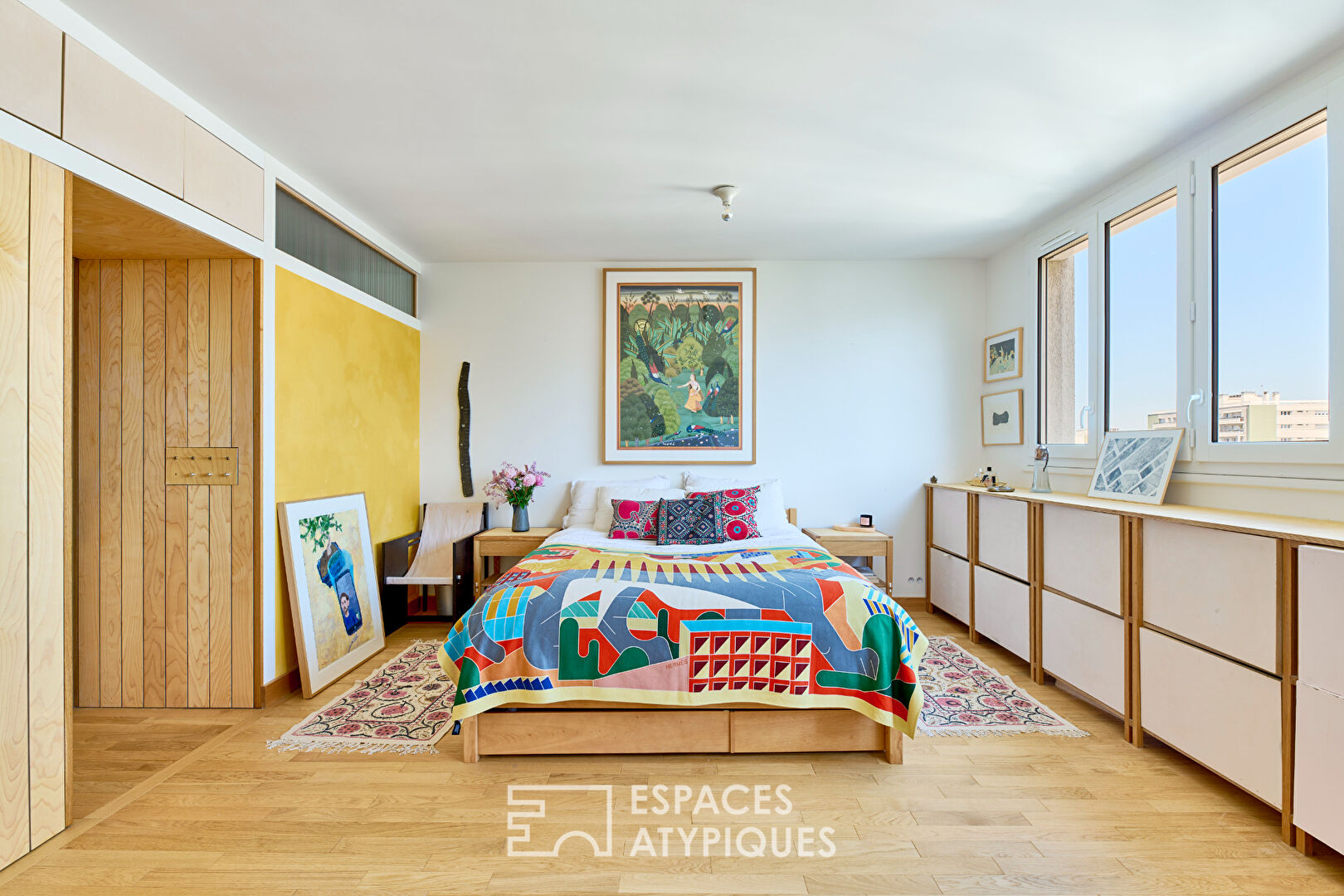 Appartement refait par architecte en étage élevé