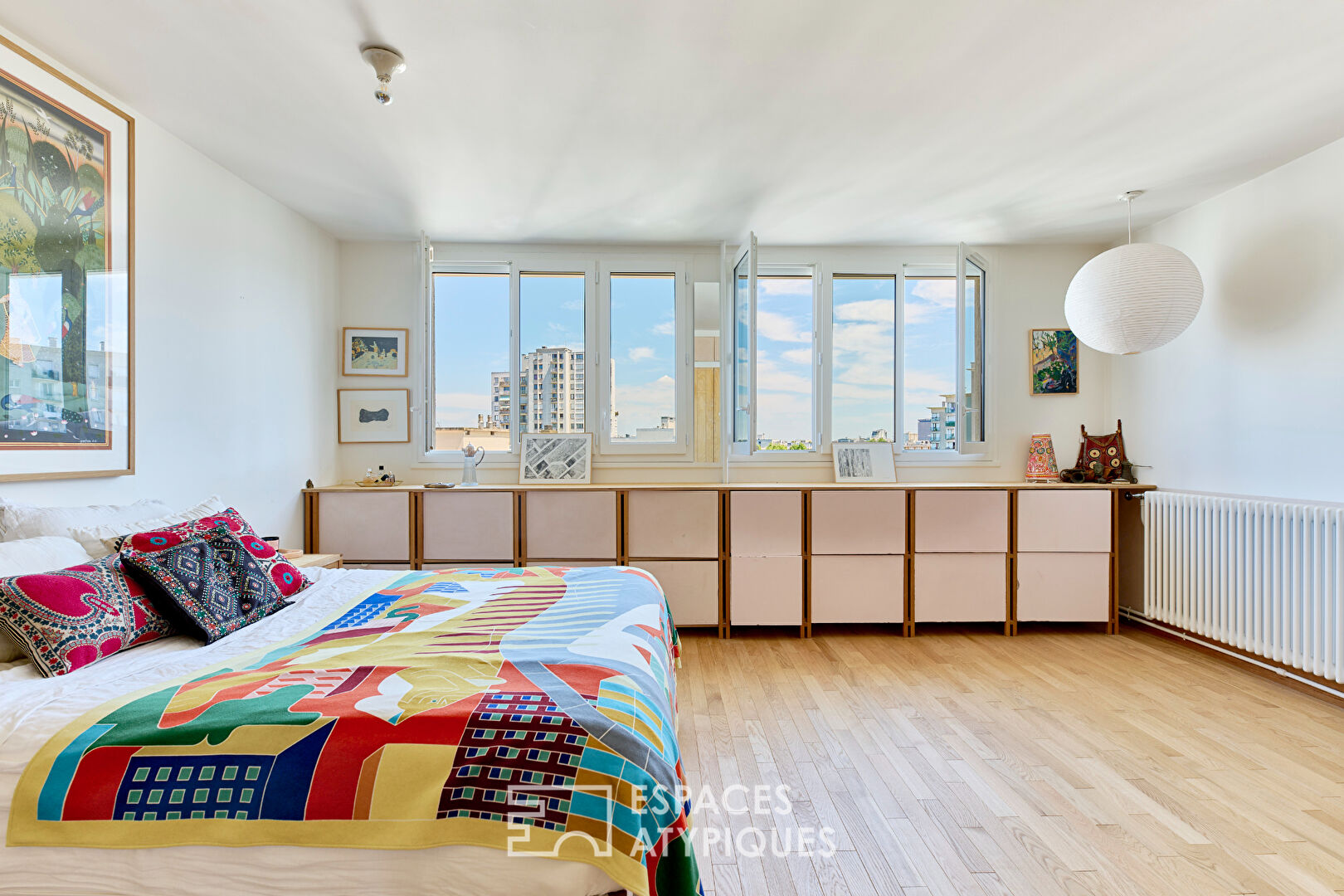 Appartement refait par architecte en étage élevé