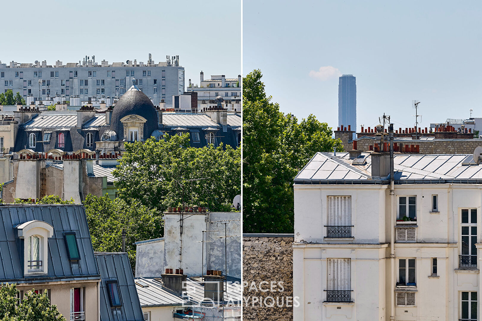 Appartement refait par architecte en étage élevé