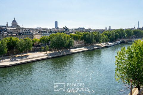 Vue Seine et âme d’artiste sur l’île Saint-Louis