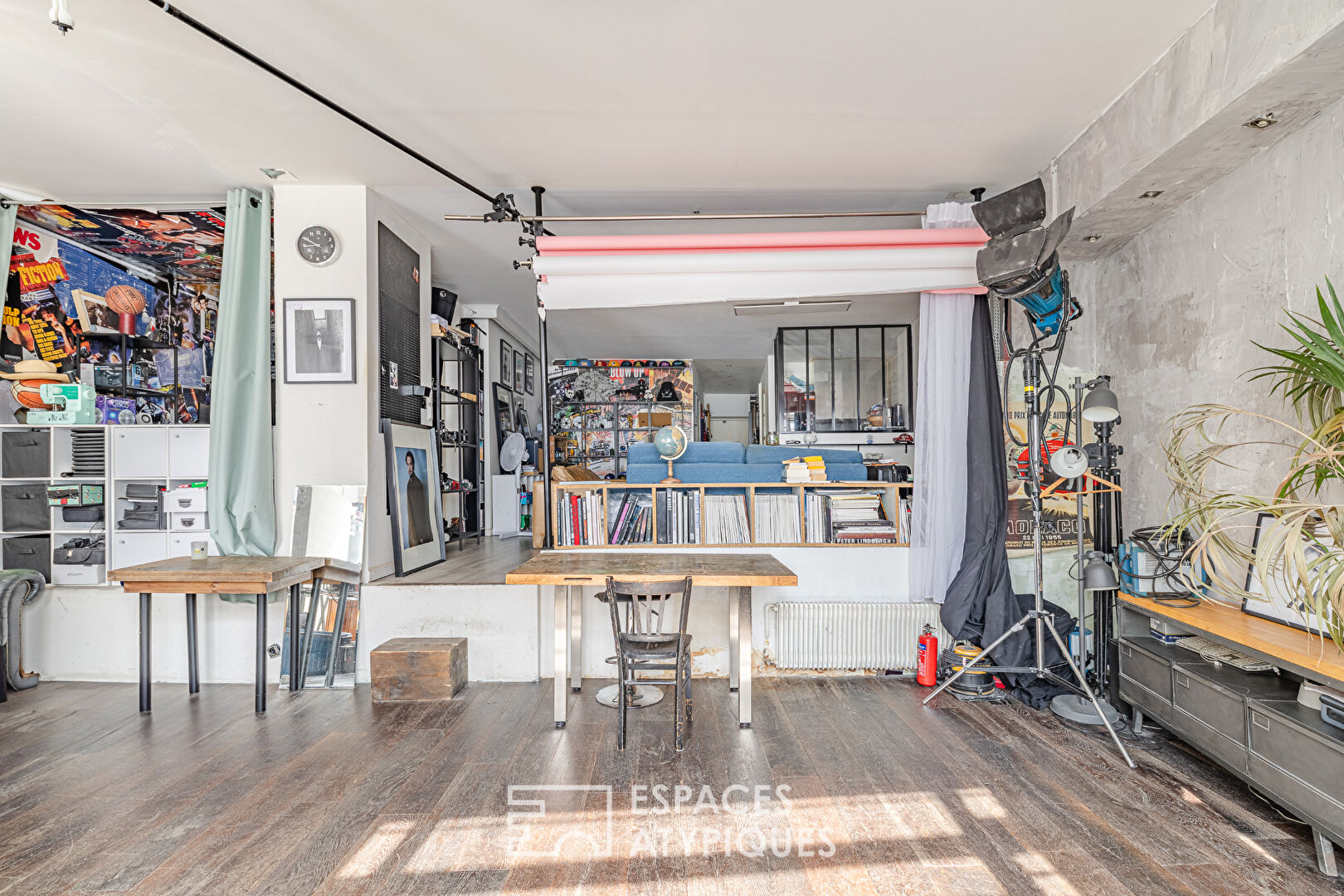 Studio photo dans un local commercial rue de l’Ermitage