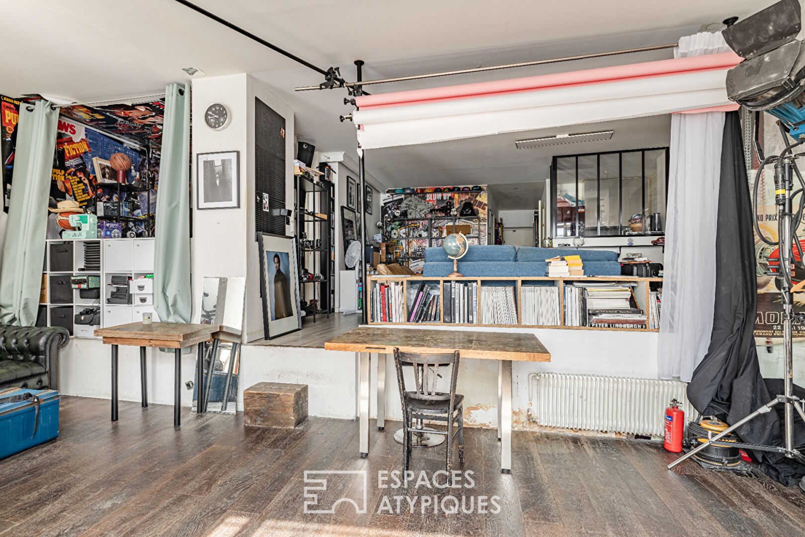 Studio photo dans un local commercial rue de l’Ermitage