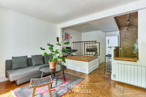 Duplex lumineux et traversant Proche Bercy