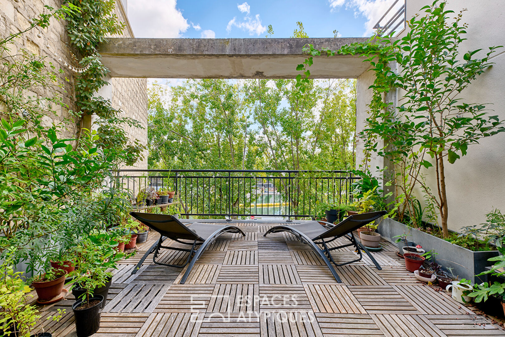 Maison d'architecte avec rooftop