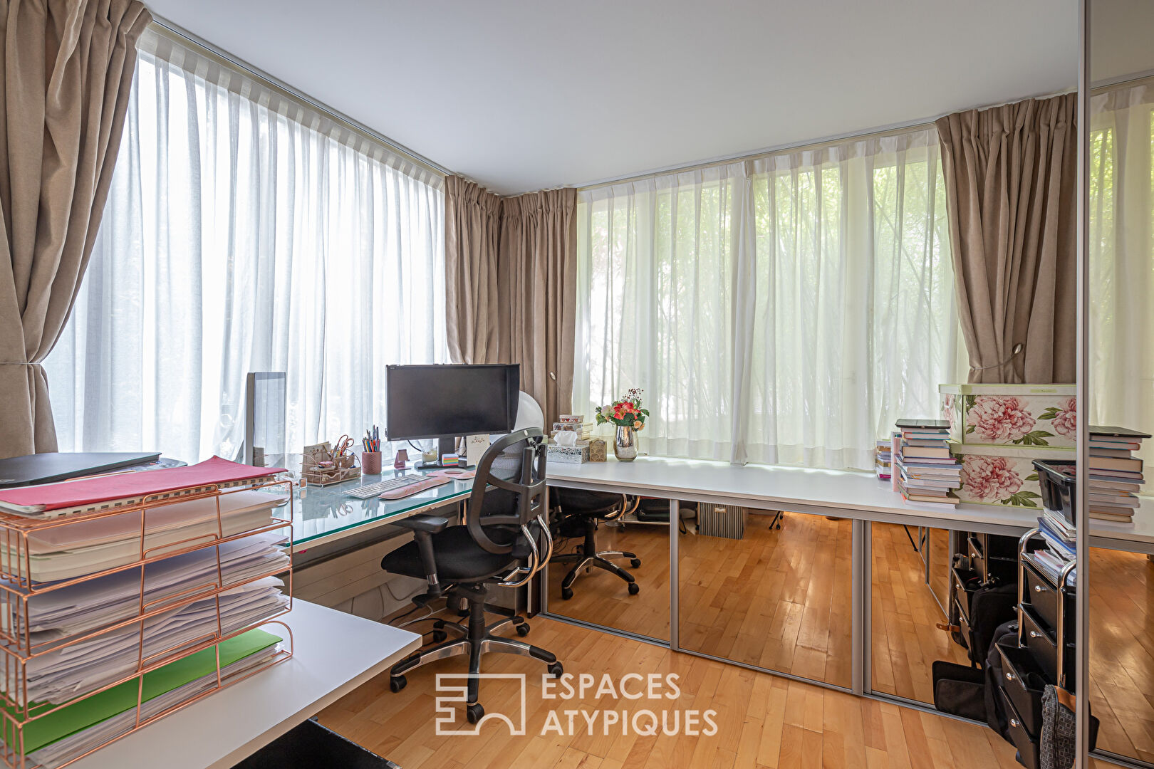 Duplex comme une maison avec terrasse