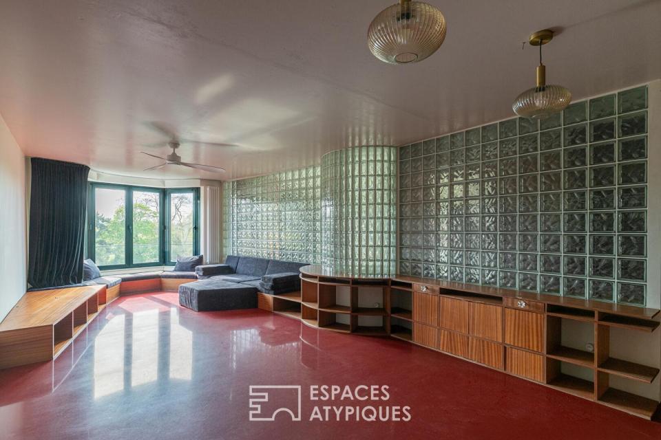 Appartement d'architecte avec vue sur les buttes-chaumont