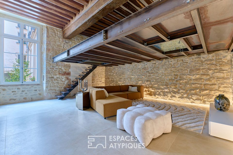 Appartement à l'esprit Loft sur l'île Saint-Louis