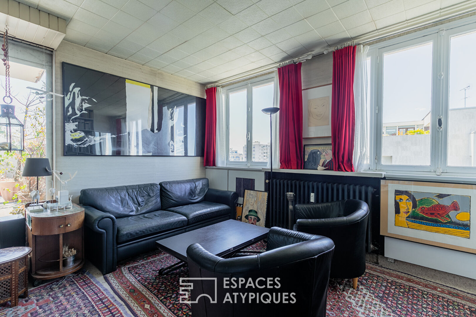 Appartement d&rsquo;artiste avec terrasse et vues