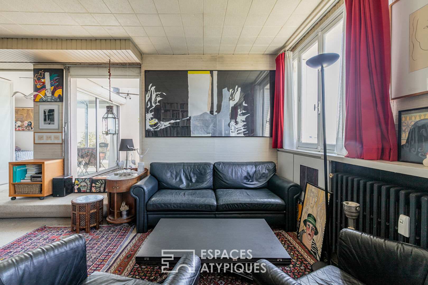 Appartement d&rsquo;artiste avec terrasse et vues