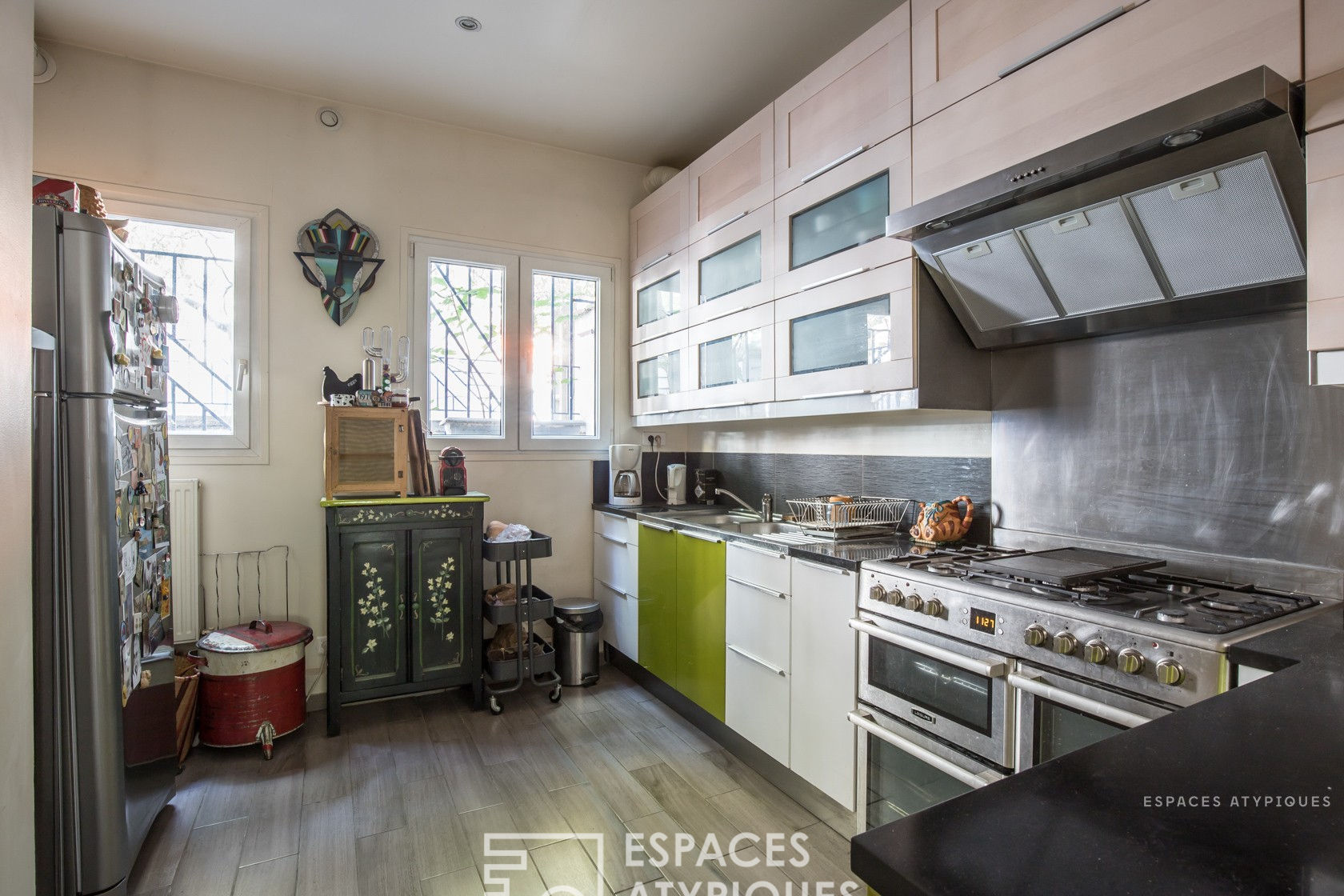 Duplex avec jardin