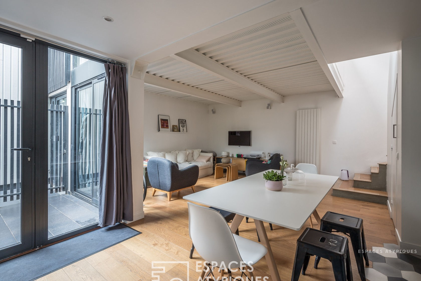 Duplex d’architecte avec terrasse