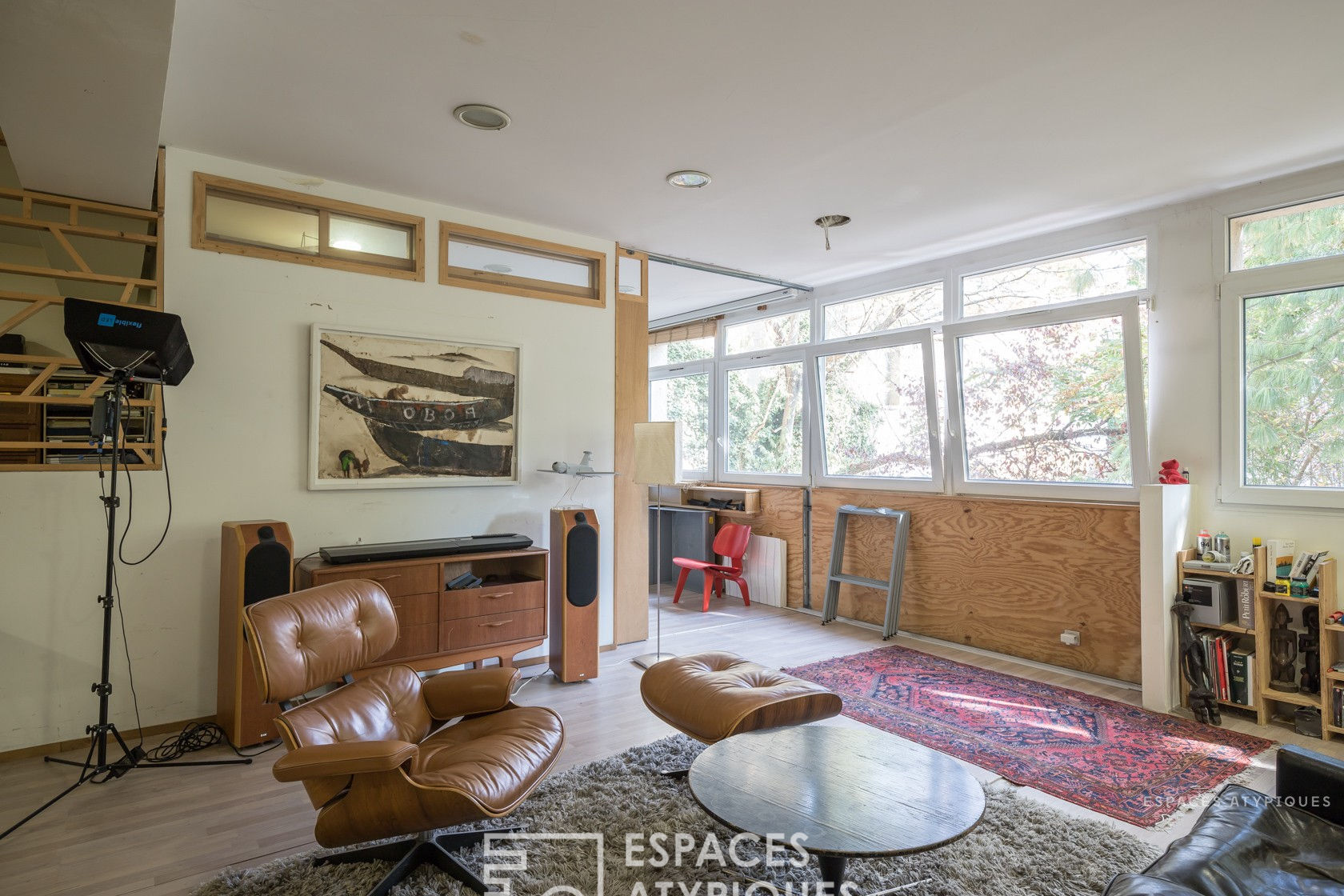 Loft avec vue sur jardins