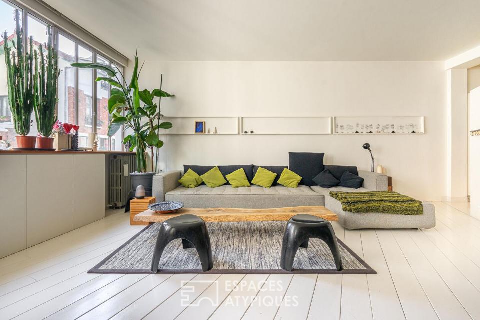 Loft d'architecte proche des Buttes Chaumont