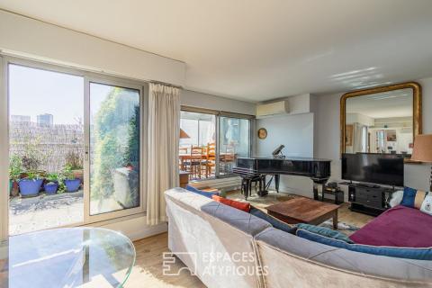 Dernier étage avec terrasses proche des Buttes Chaumont