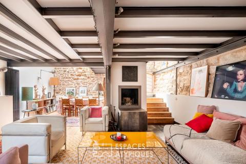 Loft in a former earthenware factory near the Canal Saint-Martin