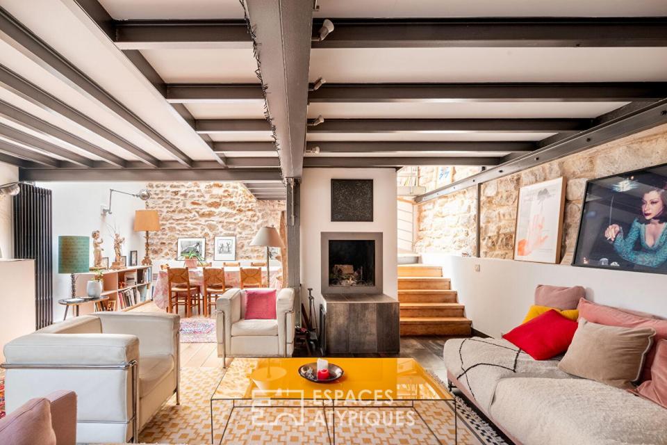 Loft dans une ancienne fabrique de faïence proche du canal St Martin