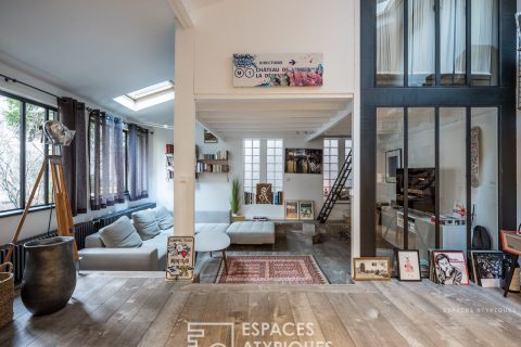 Maison loft dans un ancien atelier