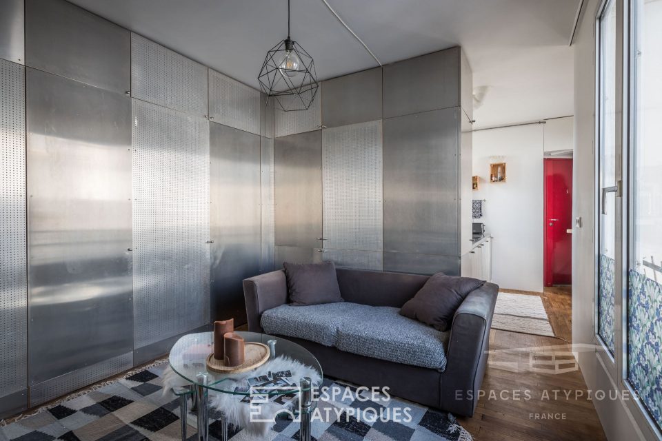 75020 PARIS - Astucieux petit appartement d'architecte - Réf. 1617EP