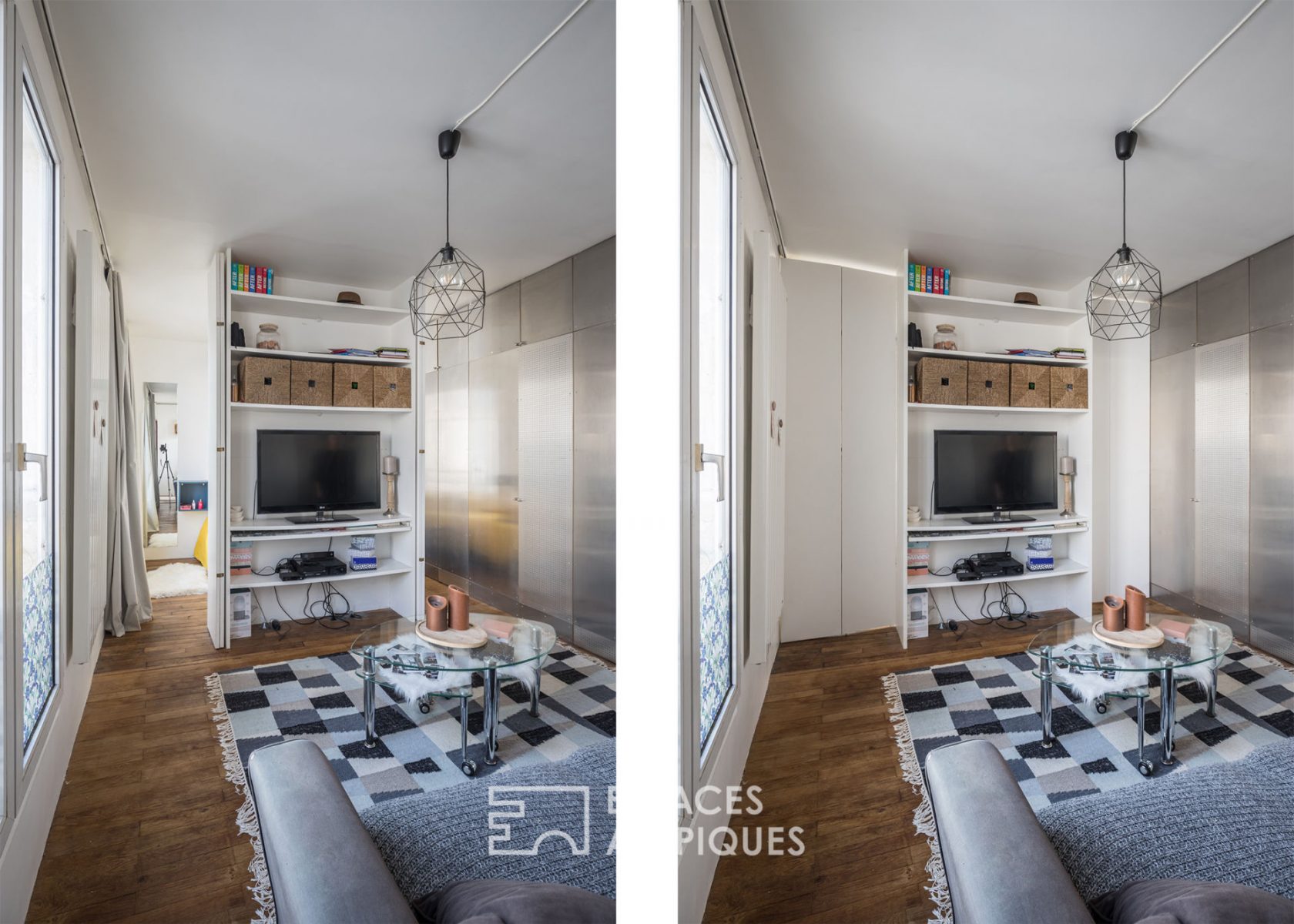 Astucieux petit appartement d’architecte