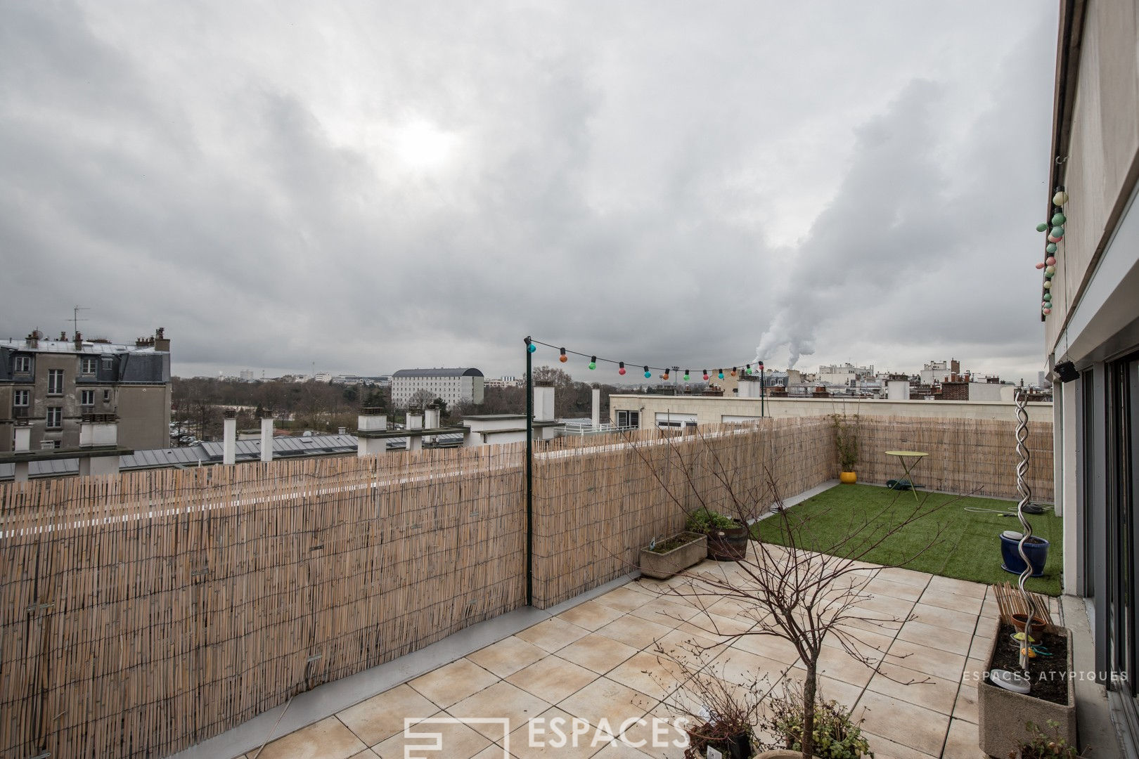 Appartement terrasse en dernier étage