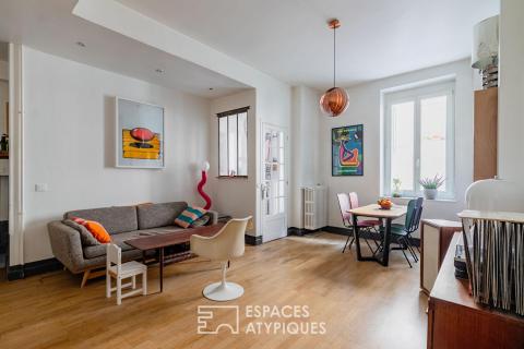 Appartement d&rsquo;artiste cosy et vintage avec terrasse