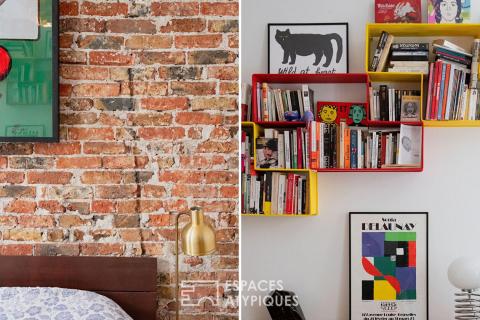 Appartement d&rsquo;artiste cosy et vintage avec terrasse
