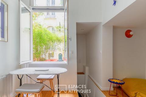Triplex sur cour végétalisée avec terrasse esprit maison