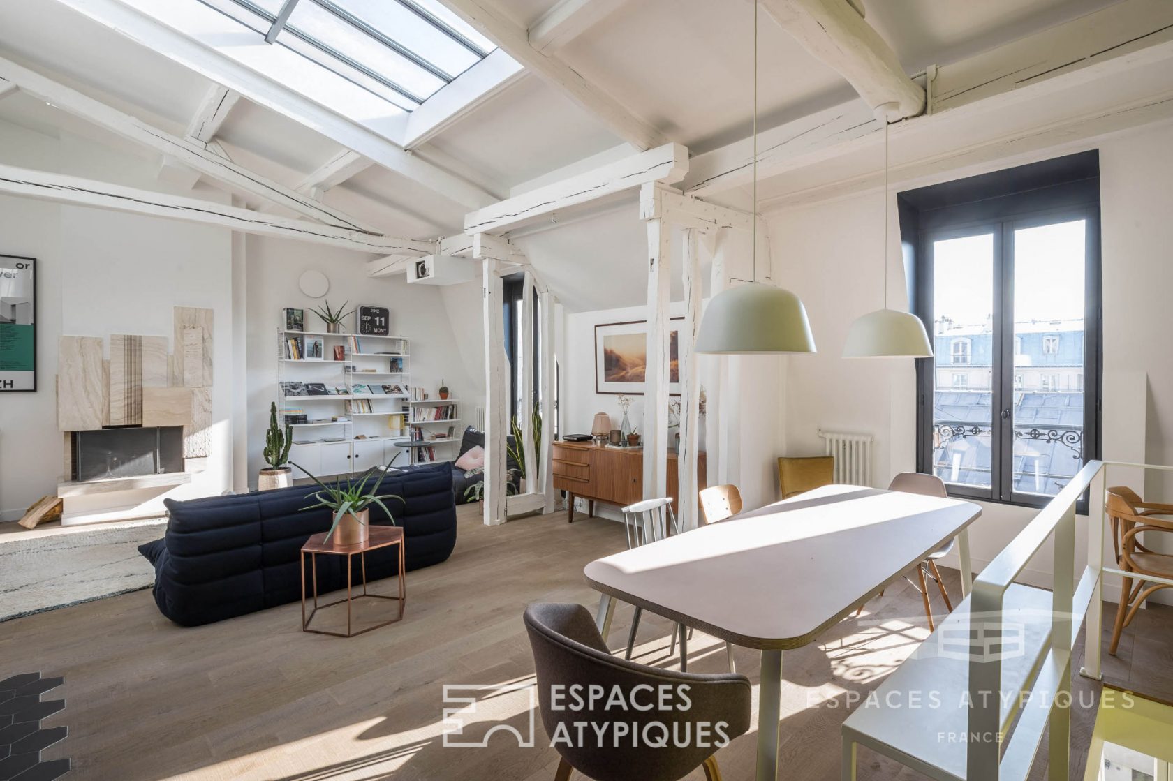 Duplex d’architecte en dernier étage