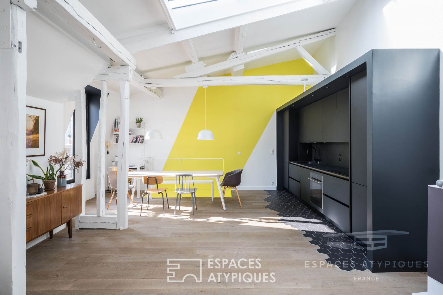 Duplex d’architecte en dernier étage