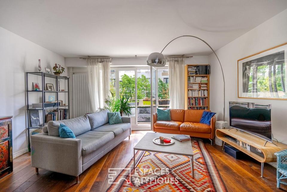Appartement de réception avec balcons