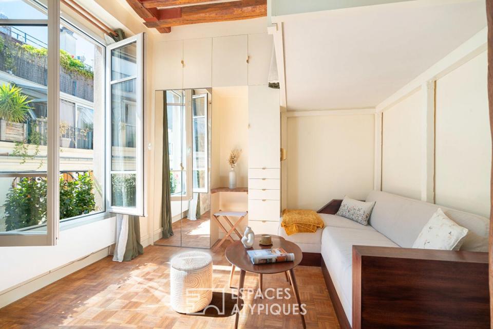 Studio rénové à deux pas de la rue de Bretagne