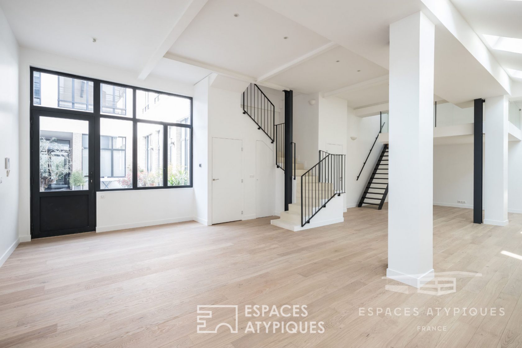 Triplex avec terrasse dans une ancienne imprimerie