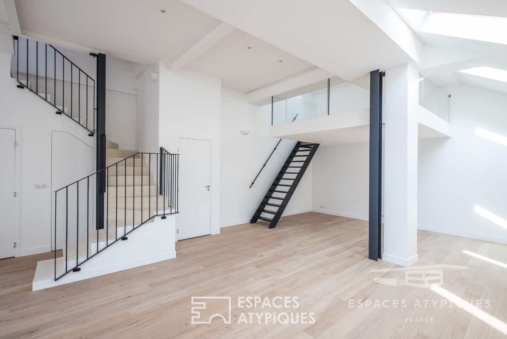 Triplex avec terrasse dans une ancienne imprimerie