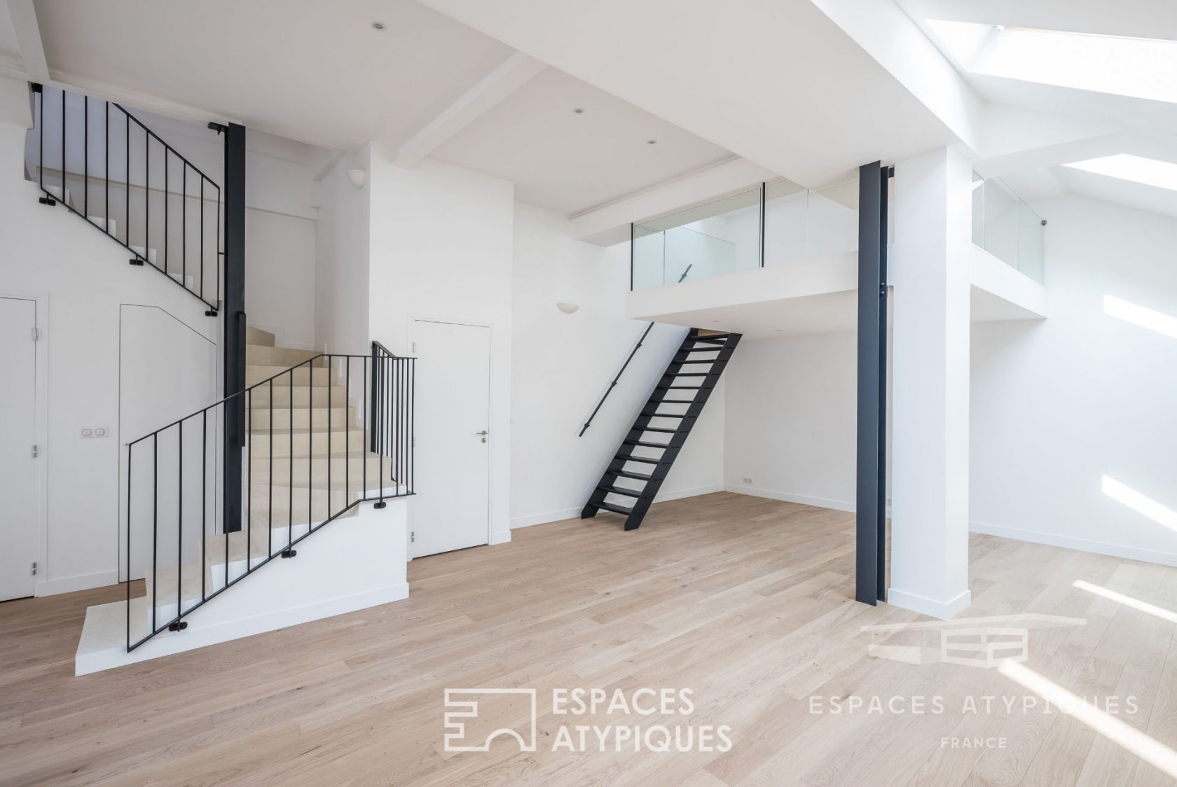 Triplex avec terrasse dans une ancienne imprimerie