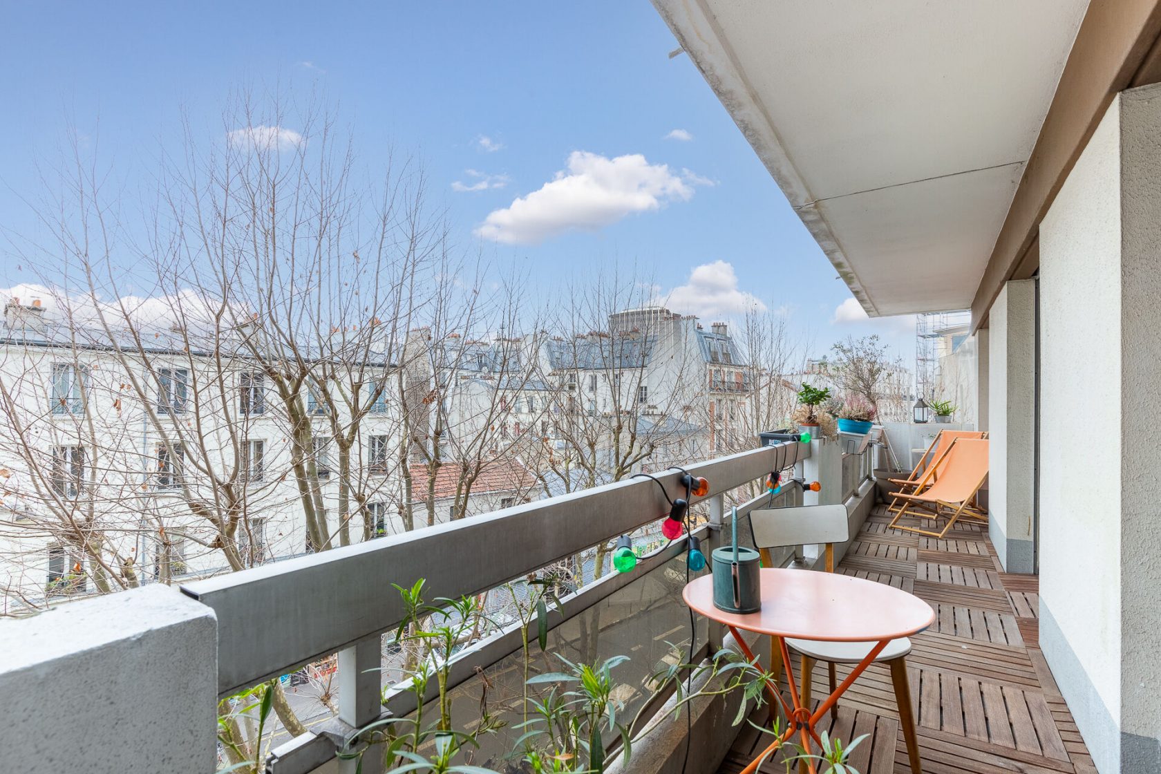 Appartement d’architecte avec balcon