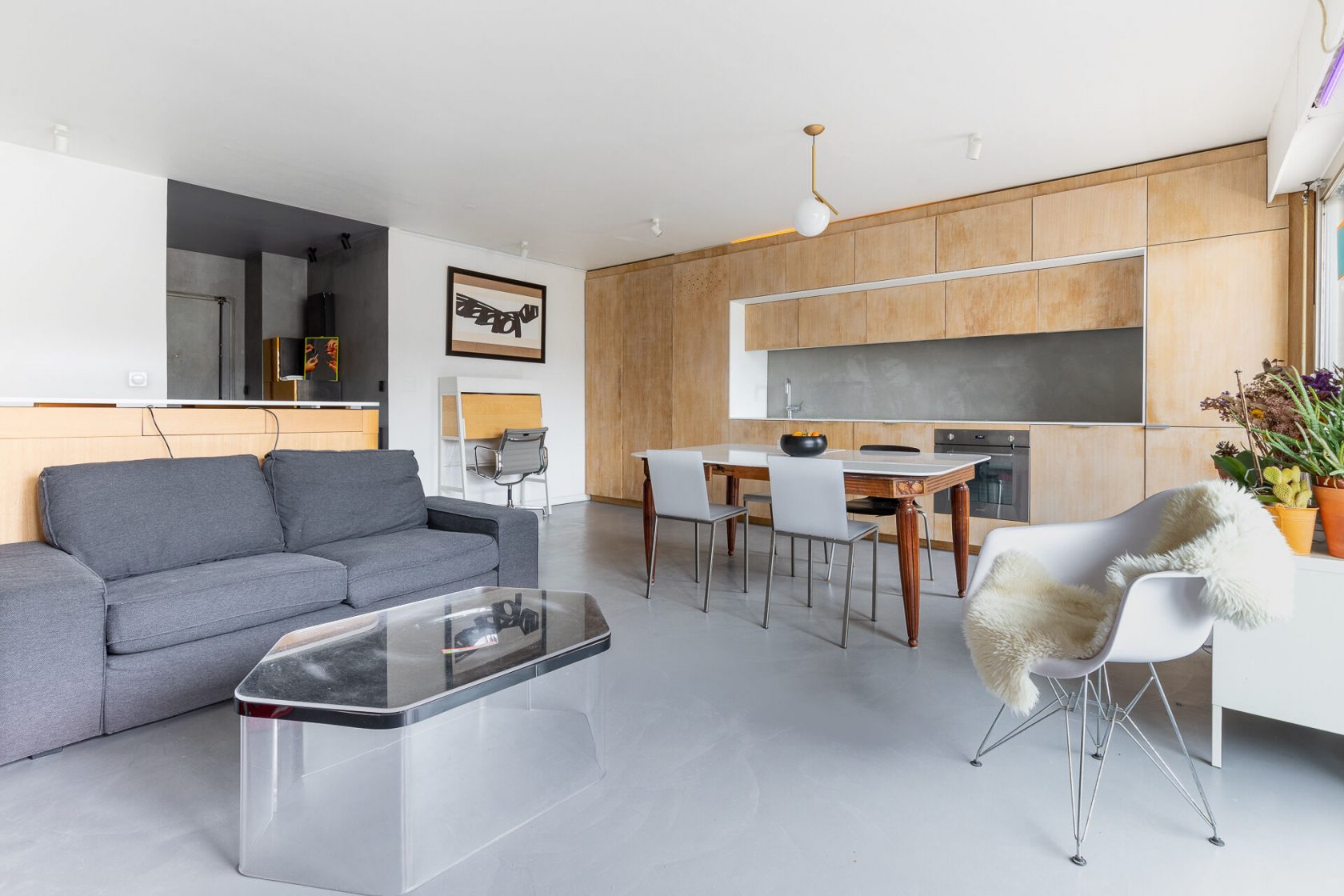 Appartement d’architecte avec balcon