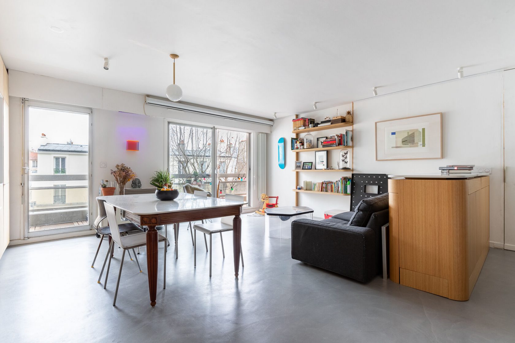 Appartement d’architecte avec balcon