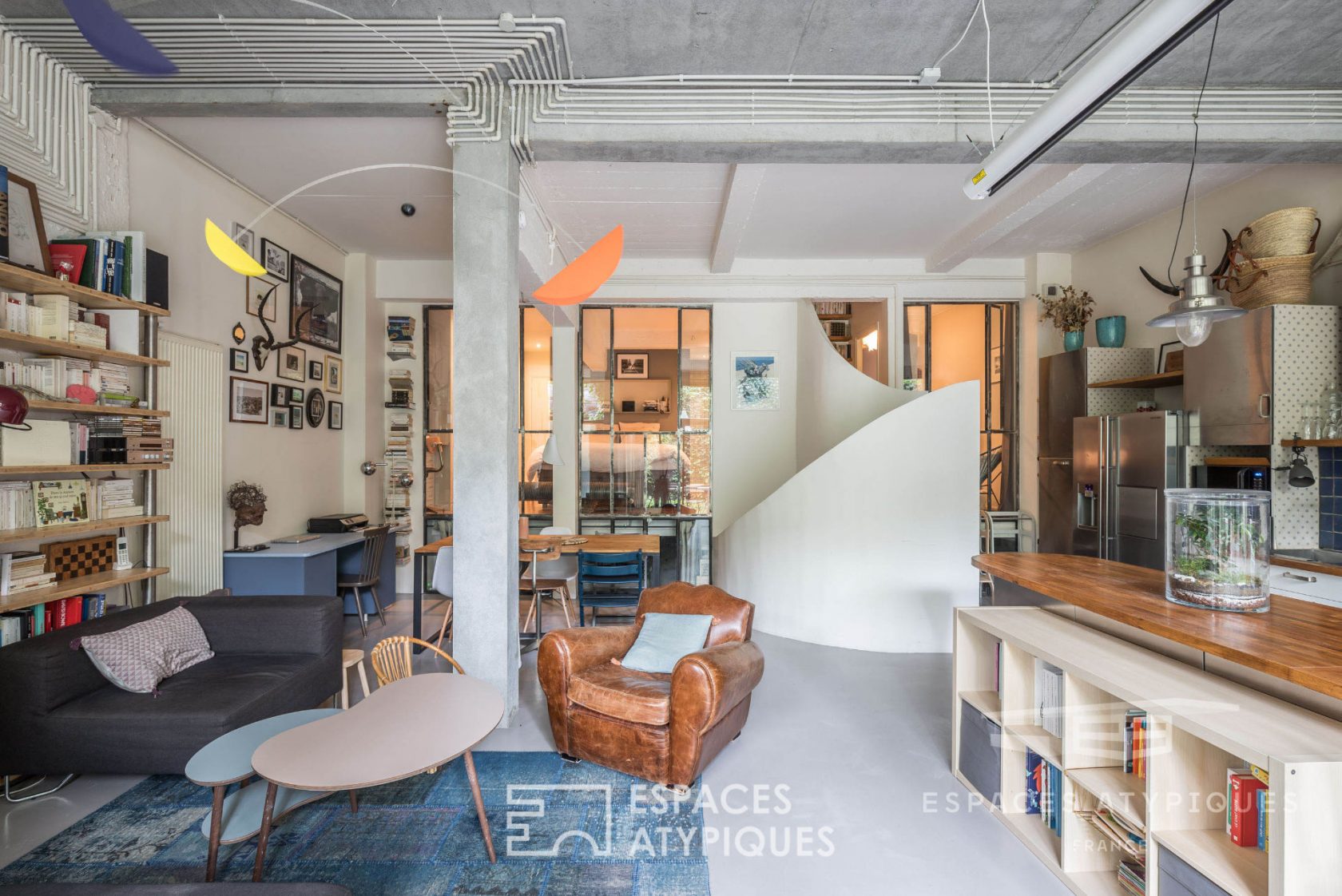 Loft in an old biscuit factory