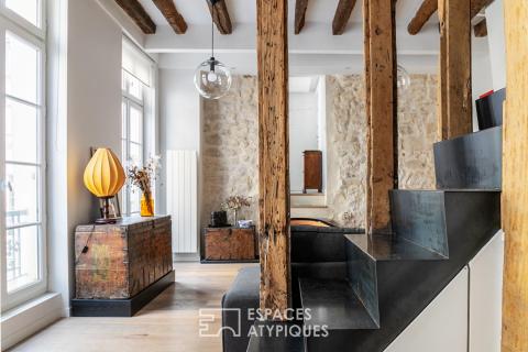 Duplex d&rsquo;architecte proche de la Place des Vosges