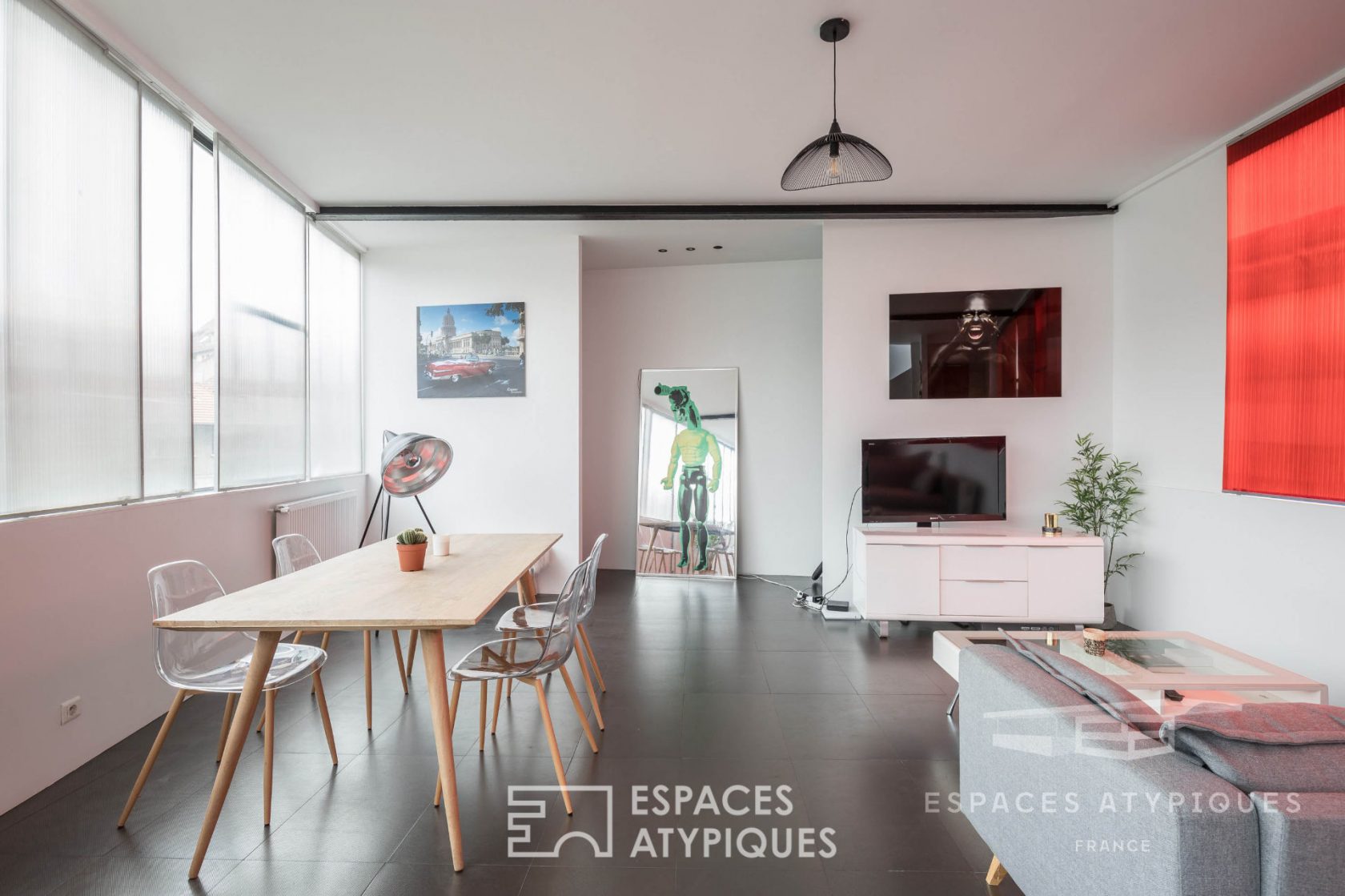 Loft en duplex avec terrasse en rooftop