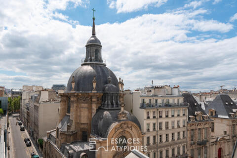 Appartement en dernier étage avec vue sur l&rsquo;église Sainte-Marie